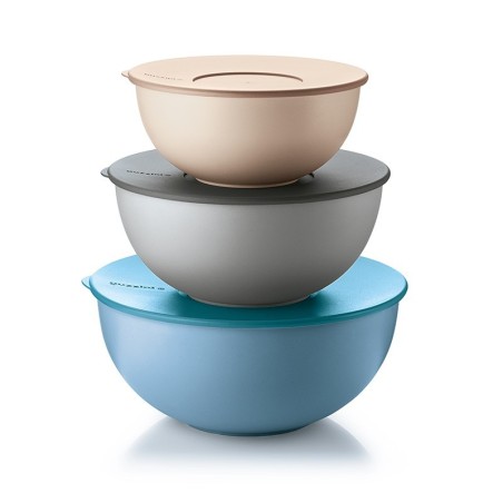 Set of 3 Containers with Lids Ø28cm - EveryWhere