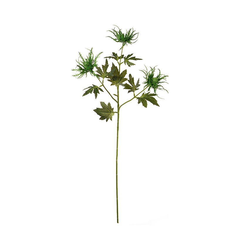 Artificial Thistle Twig 67cm Green – Deko