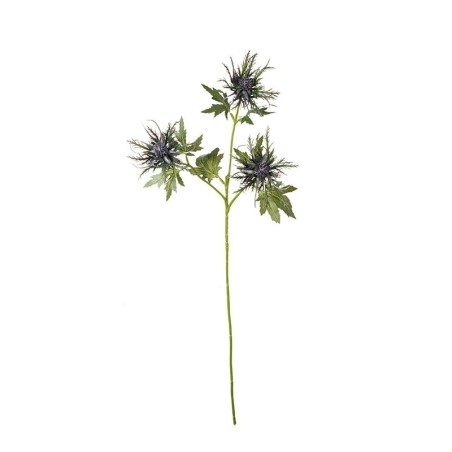 Artificial Thistle Twig 67cm Blue – Deko