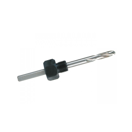 Porta Asiento Incluyendo Broca Guía Para Coronas Perforadoras Bimetal HSS RUKO (Ø14,0 - 30,0mm)