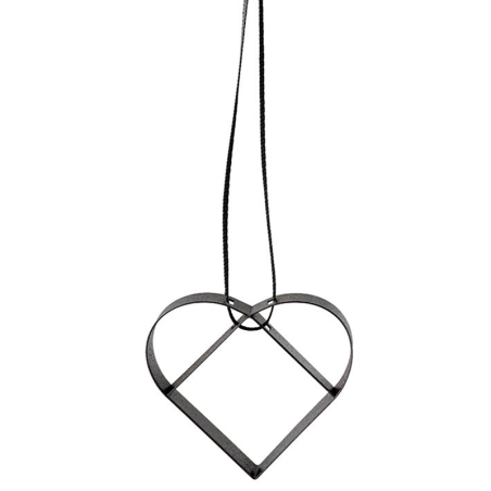 FIGURA ORNAMENT, HJERTE, STOR - SOFT SOR