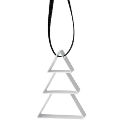 Tree Ornament Large White - Figura