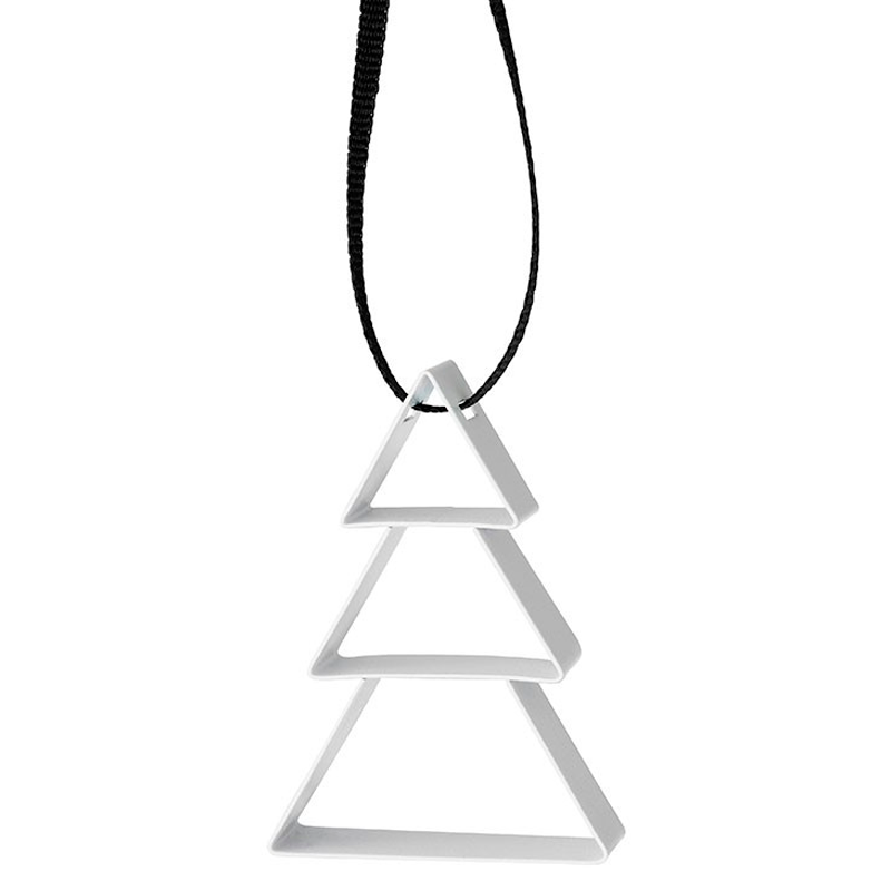 Tree Ornament Large White - Figura