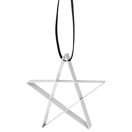 Star Ornament Large White - Figura