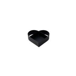 Portavelas Corazón Negro - Figura