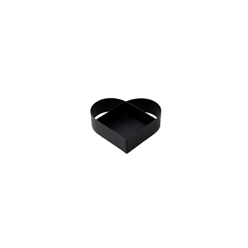 Portavelas Corazón Negro - Figura Portavelas Corazón Negro - Figura