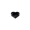 Portavelas Corazón Negro - Figura