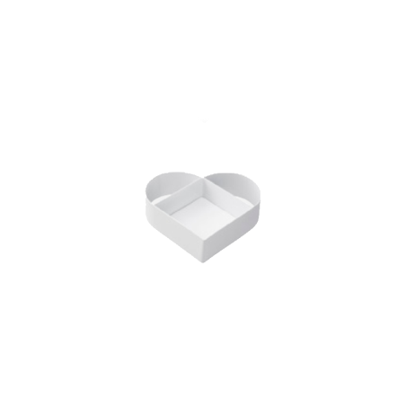 Portavelas Corazón Blanco - Figura