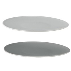 Plates (X2) Ø22Cm - Emma Grey