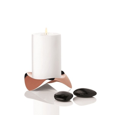 Candle Holder Ø12Cm Copper - Papilio Uno