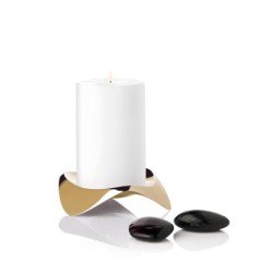 Porta-Velas Dourado Ø12Cm - Papilio Uno