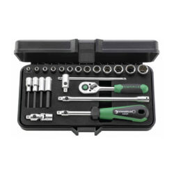STAHLWILLE Socket Set 1/4' nº 40, nº 44, nº 17 and nº 5QR (22 un.)
