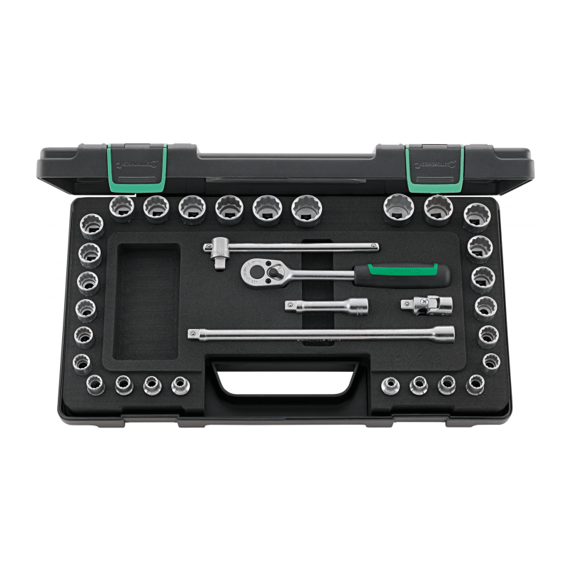 STAHLWILLE Socket Set 3/8' 45ma/28/5 (33 un.) STAHLWILLE Socket Set 3/8' 45ma/28/5 (33 un.)