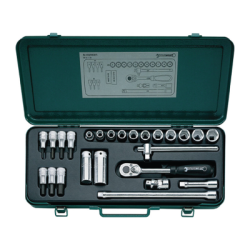 STAHLWILLE Socket Set 3/8' 456/49/20/5 (25 un.)