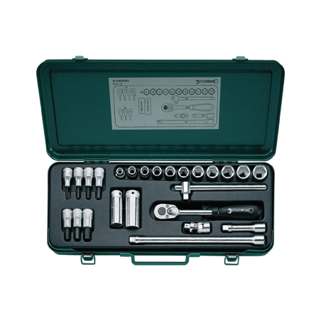 STAHLWILLE Socket Set 3/8' 456/49/20/5 (25 un.)