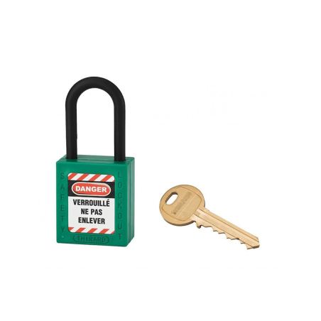 CADEADO BLOQUEIO ARCO NYLON KD-VERDE