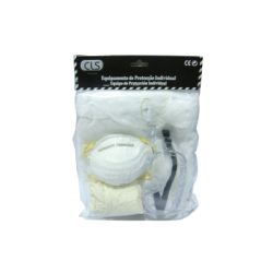 KIT SEG: 2 MÁSCARAS FFP1 + ÓCULO PANORAM