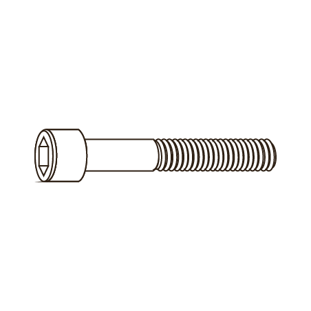 Tornillo Allen Cabeza Cilíndrica Baja DIN 6912 M6x10 8.8 Sin Acabado CHEMITOOL