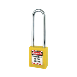Cadeado ABS com Arco em Aço Verde 40x6x76mm THIRARD