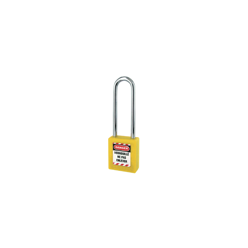 Cadeado ABS com Arco em Aço Verde 40x6x76mm THIRARD