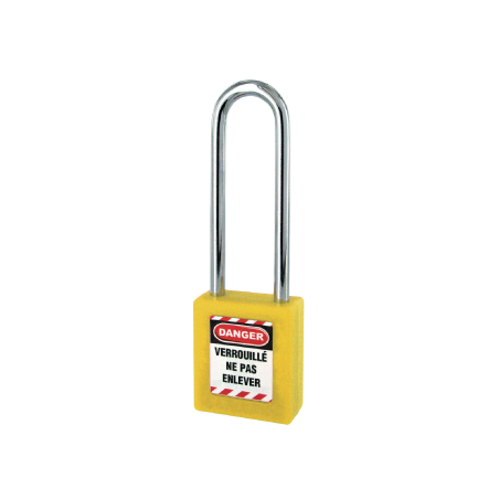 Cadeado ABS com Arco em Aço Verde 40x6x76mm THIRARD
