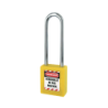 Cadeado ABS com Arco em Aço Verde 40x6x76mm THIRARD
