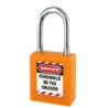 Cadeado ABS com Arco em Aço Laranja 40x6x38mm THIRARD