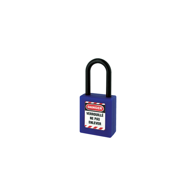 Cadeado ABS Arco de Nylon Roxo 40x6x38mm THIRARD Cadeado ABS Arco de Nylon Roxo 40x6x38mm THIRARD