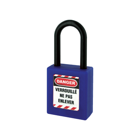 Cadeado ABS Arco de Nylon Roxo 40x6x38mm THIRARD
