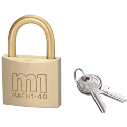 Cadeado de Latão Mach 1 45mm THIRARD