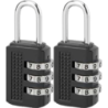 THIRARD Set 2 Compact Padlocks 2-21mm
