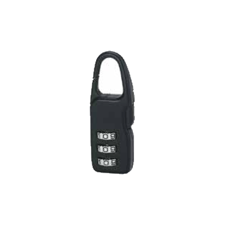 Candado Swish de Combinación Negro 21mm THIRARD