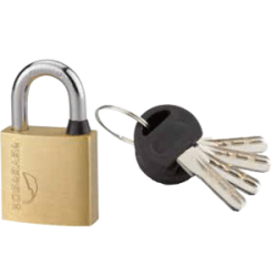 THIRARD Reverse Copper Padlock 30mm