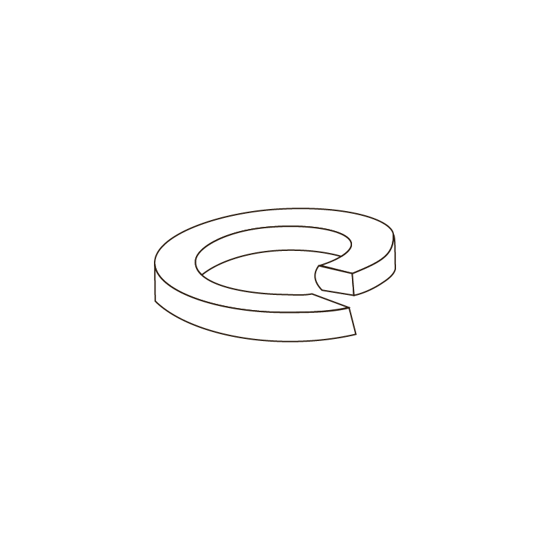 CHEMITOOL FASTENERS Spring Washer DIN 127B M30 140HV 4.8 White Zinc Plated CHEMITOOL FASTENERS Spring Washer DIN 127B M30 140HV 4.8 White Zinc Plated