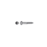 CHEMITOOL FASTENERS Slotted Round Head Wood Screw DIN 96 5/8X6 Brass Nickel-Plated