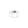 CHEMITOOL Hexagon Thin Nut- Left Thin Metric Thread DIN 934 M20 8 without Finishing