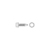 CHEMITOOL FASTENERS Nylon Head Cap Screw 5.5X22 Grey R7016