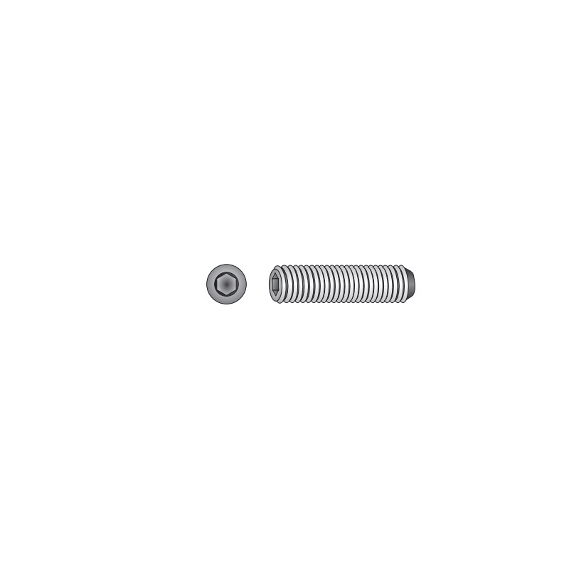 CHEMITOOL FASTENERS BSW 14.9 1/2X1.1/2 Threaded Hexagon Socket Screw CHEMITOOL FASTENERS BSW 14.9 1/2X1.1/2 Threaded Hexagon Socket Screw