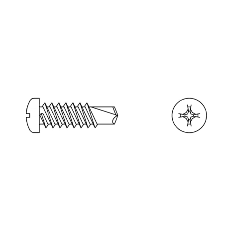 D7504N-ZN AUTOPERFURANTE C/Q TORX 4,2X25