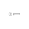 Tornillo Torx de cabeza ovalada M5X20 ISO 7380-A2 CHEMITOOL FASTENERS