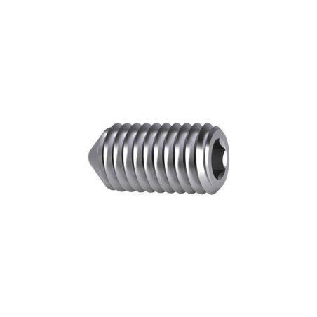 CHEMITOOL FASTENERS Hexagonal Internal Stud with Cone Point DIN 914 A2 M5X6