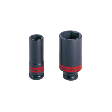 KING TONY 1/2' 6 Points Thin Wall Impact Socket 30mm 11/16'