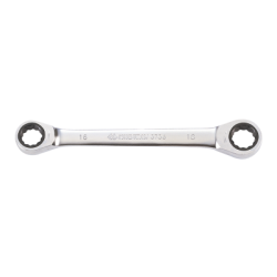 KING TONY 17x19 mm Metric Double Box-End Speed Wrench