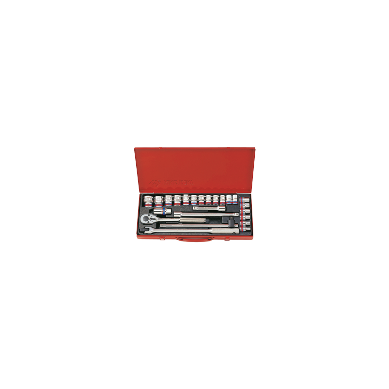 KING TONY 1/2' Socket Set 24 (un.) 4026SR