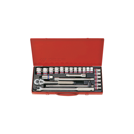 KING TONY 1/2' Socket Set 24 (un.) 4026SR
