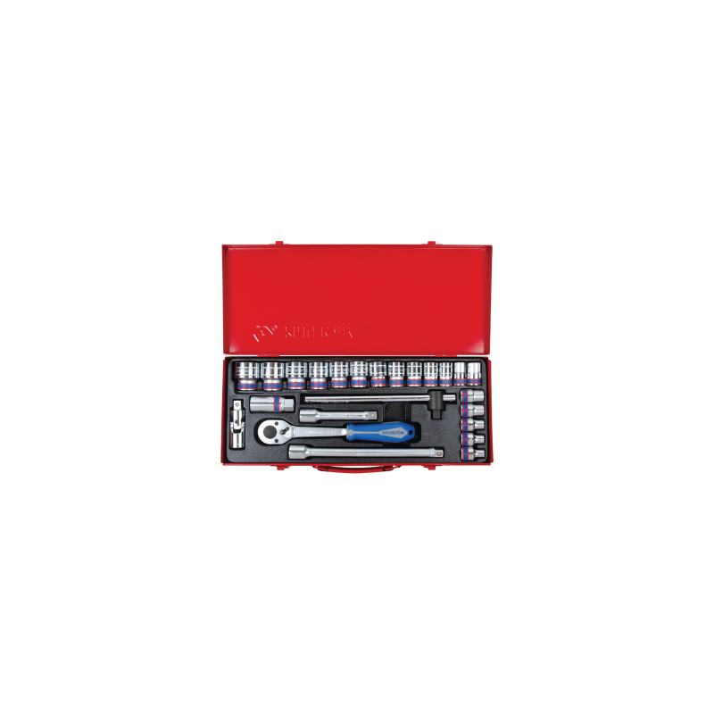 KING TONY 1/2' Socket Set with Accessories 24 (un.) 4028MR KING TONY 1/2' Socket Set with Accessories 24 (un.) 4028MR