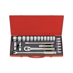 KING TONY 1/2' Socket Set with Accessories 24 (un.) 4032MR