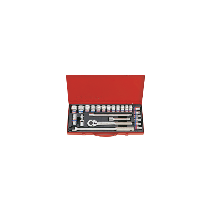 KING TONY 1/2' Socket Set with Accessories 24 (un.) 4032MR