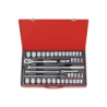 KING TONY 1/2' Socket Set with Accessories 42 (un.) 4042CR