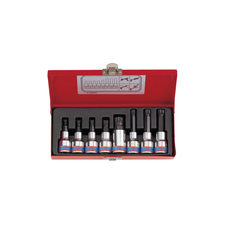 KING TONY 1/2' Spline Head Socket Set - 8 (un.)